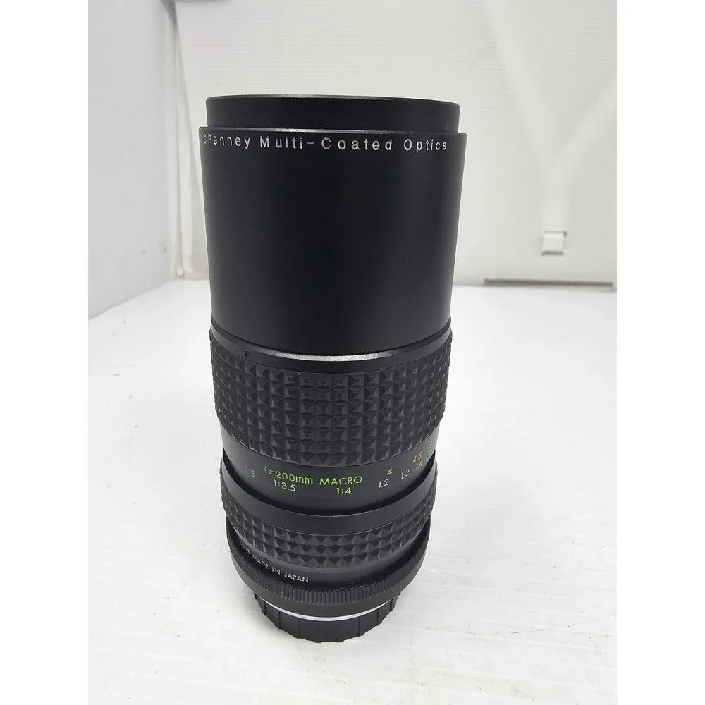 JCPenney Multi Coated Optics 55mm 1:4.5f 80-200mm Manual Focus‎ Lens W/ Case
